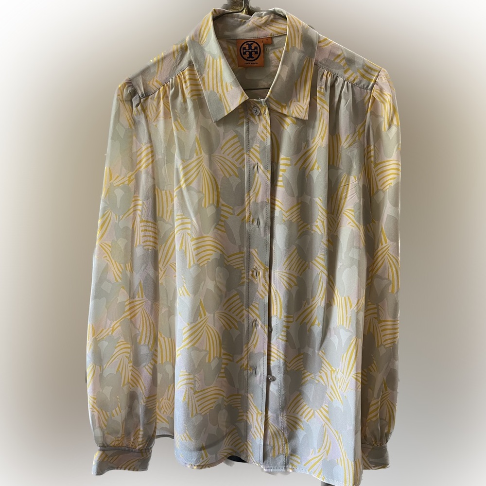 Gently worn Tory Burch silk blouse
